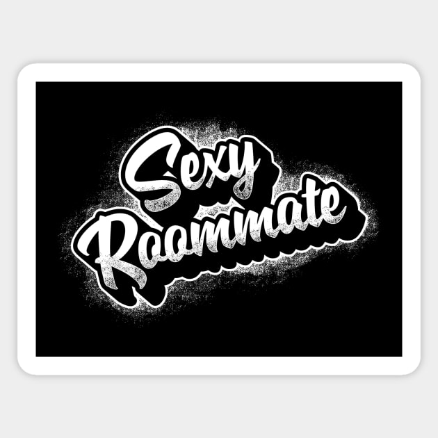 Sexy Roommate, Pawnee (White Print) Sticker by DCLawrenceUK